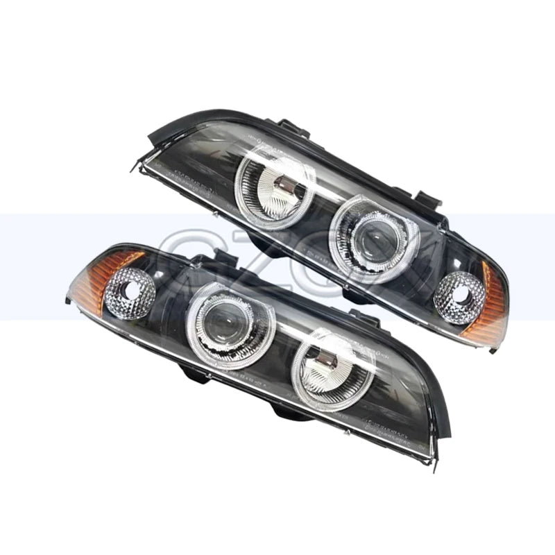 Maosheng A Pair Front Bumper Head Light Head Lamp For BMW 5 Series E39 1997-2003 Headlamp Headlight Front Turn Signal Light