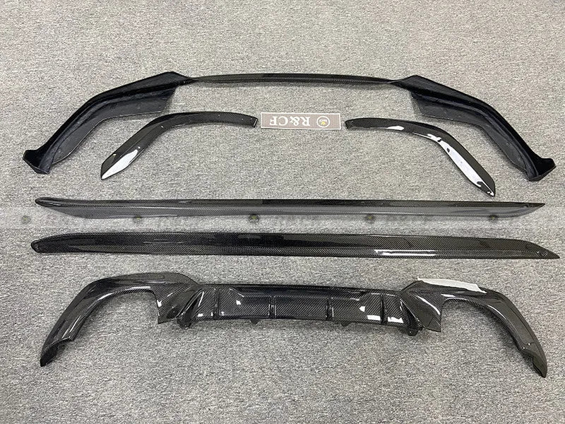 2020-21 New for BMW 3 Series G20 MP Style Carbon Fiber Body Kit Front Lip Side Skirts Diffuser Carbon Fiber Bumpers for BMW Cars