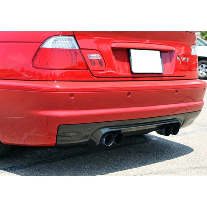 Rear Bumper Diffuser Lip For BMW E46 M3 2000-2006 COUPE 2 Door CSL Style Car Boot Bracket Splitter Spoiler Auto Accessories
