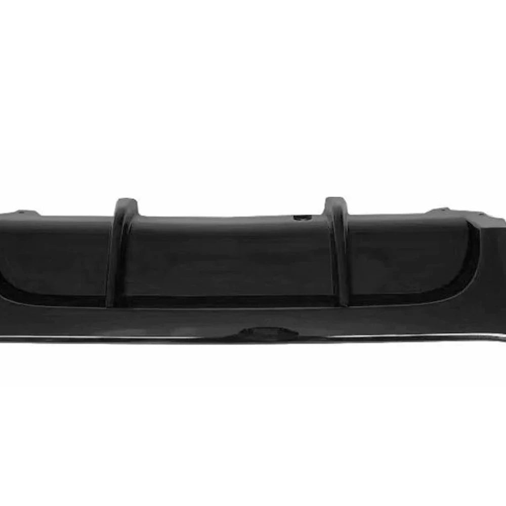 Rear Bumper Diffuser MP Style, Single Side Dual Outlet, Gloss Black, No Light, Fit for BMW 3 Series E90 E92 E93