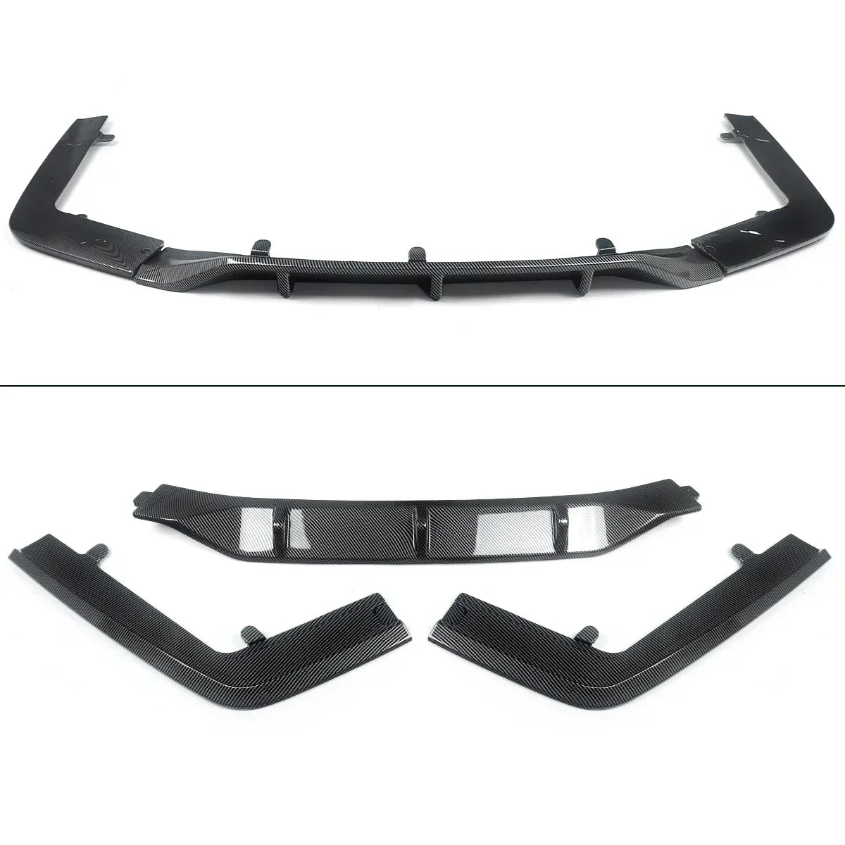 For BMW 7Series G11 G12 Rear Bumper Diffuser M Performance Style Carbon Look LCI