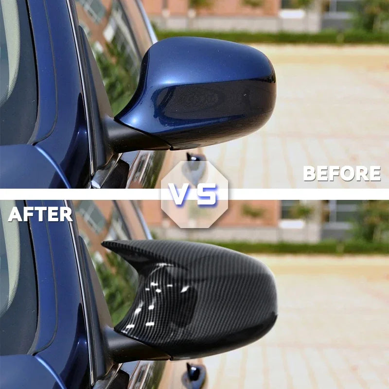 Replacement Rearview Side Mirror Covers Cap For BMW E90 E91 E92 E93 E81 E87 E82 E88 3 1 Series M Accessories Carbon Fiber Gloss