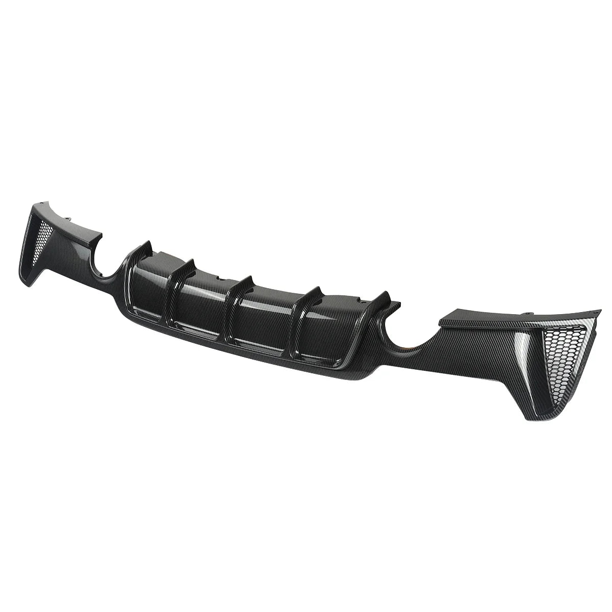 MagicKit Rear Bumper Diffuser For 14-20 BMW F32 F33 F36 4-Series 435i M Sport Carbon Look