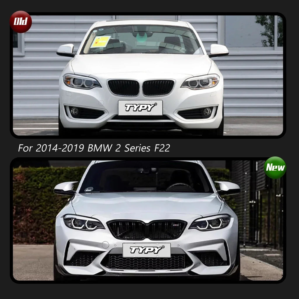 Car Lights For BMW 2 Series F22 Headlight 2014-2019 LED Car Lamps Daytime Running Lights Dynamic Turn Signals Car Accessories