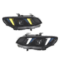 Car Styling Head Lamp For BMW E92 2010 2011 2012 2013 E93 LED headlights car angel eyes DRL projector lens car accessories