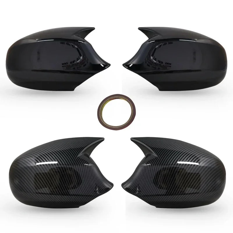Replacement Rearview Side Mirror Covers Cap For BMW E90 E91 E92 E93 E81 E87 E82 E88 3 1 Series M Accessories Carbon Fiber Gloss