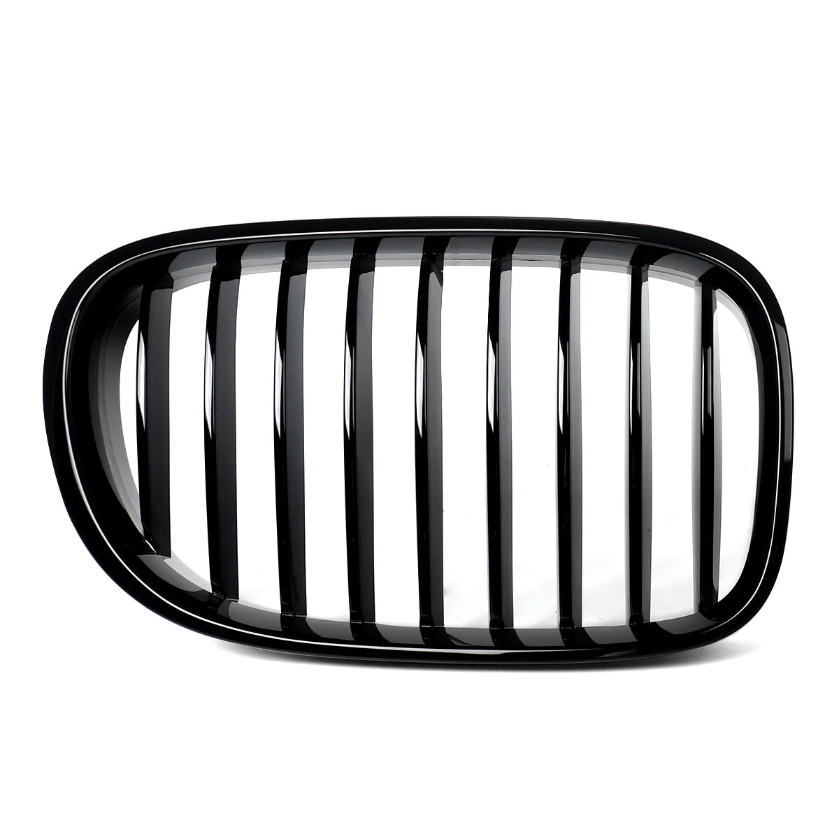 Magickit Front Bumper Kidney Grilles for BMW 7 Series F01 F02 2008 2009 2010 2011 2012 2013 2014 Gloss Black 740i 750i 760Li