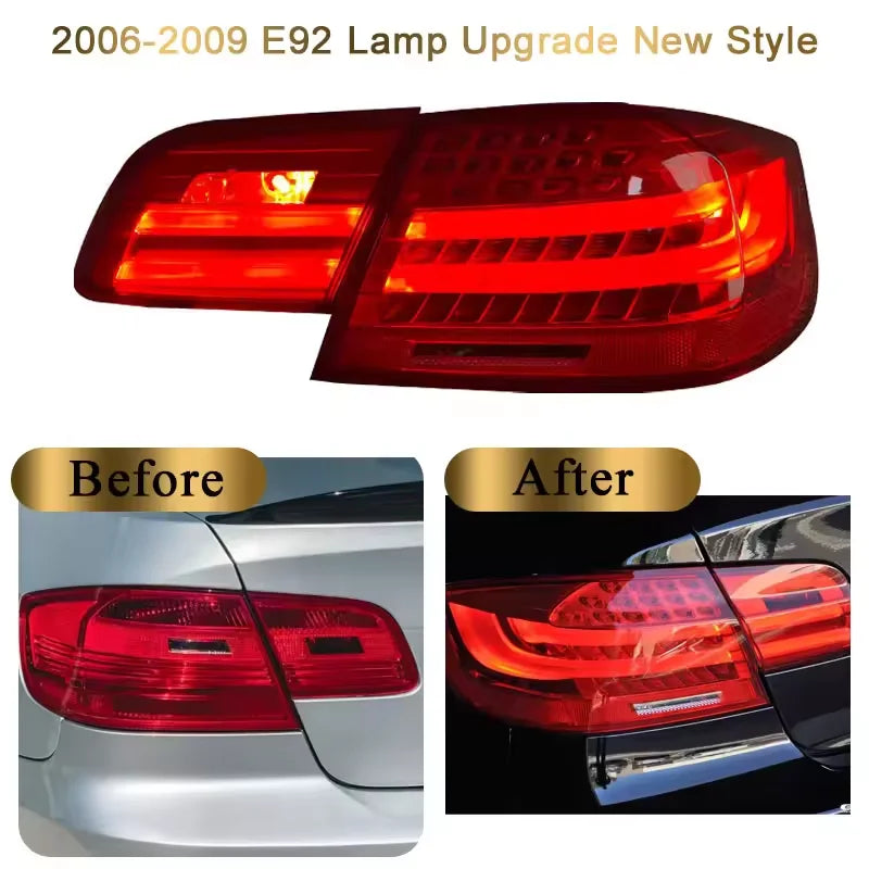 Car LED Lamp Taillight  Assemblies For BMW E92 E93 2005-2012 DRL Dynamic Steering Brake Turn Signal Plug and Play Auto lighting