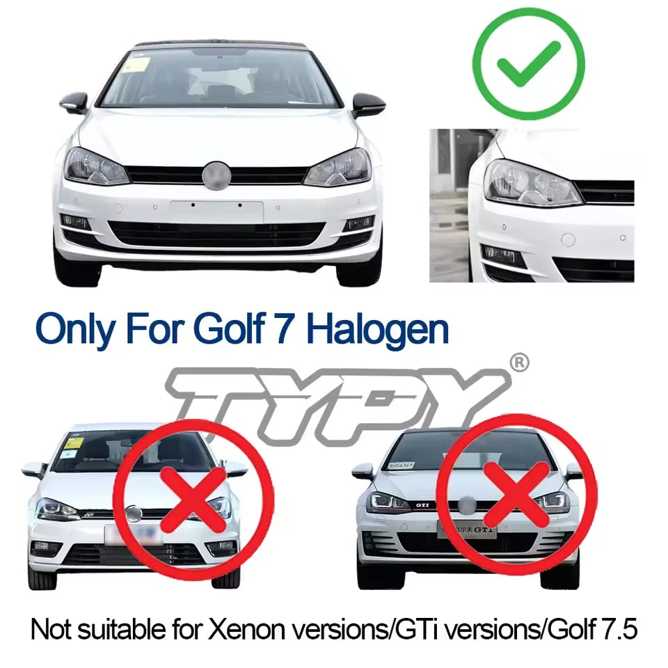 TYPY LED Headlights with DRL and Dynamic Turn Signal, Auto Accessories for VW Golf 7 2013-2017