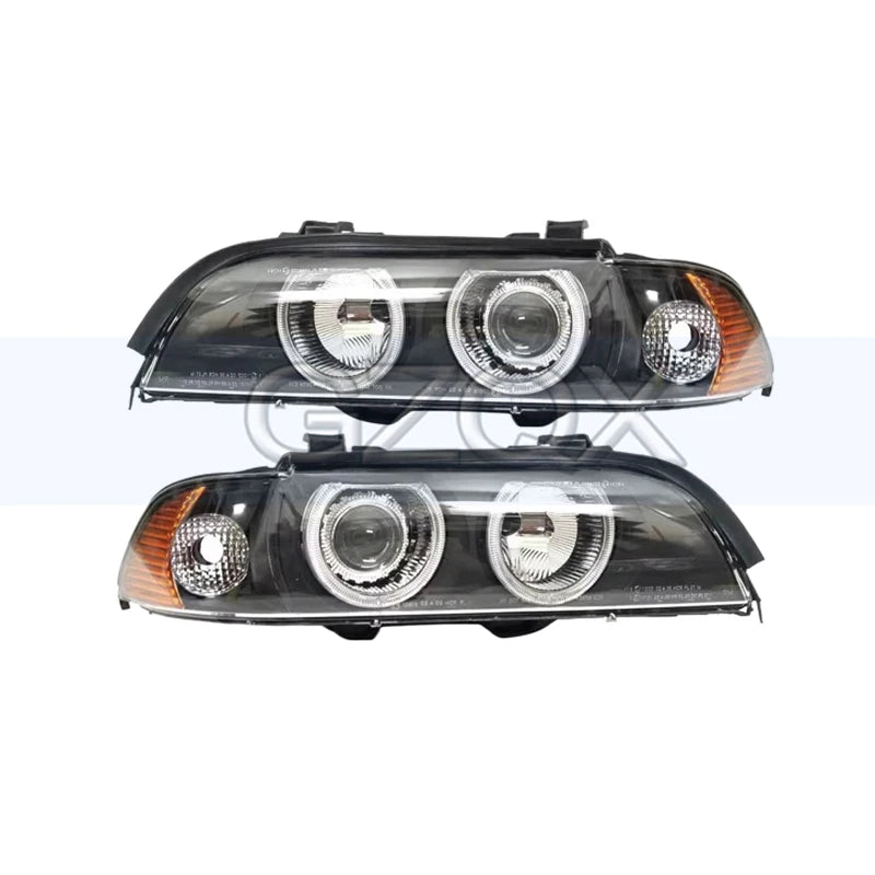 Maosheng A Pair Front Bumper Head Light Head Lamp For BMW 5 Series E39 1997-2003 Headlamp Headlight Front Turn Signal Light