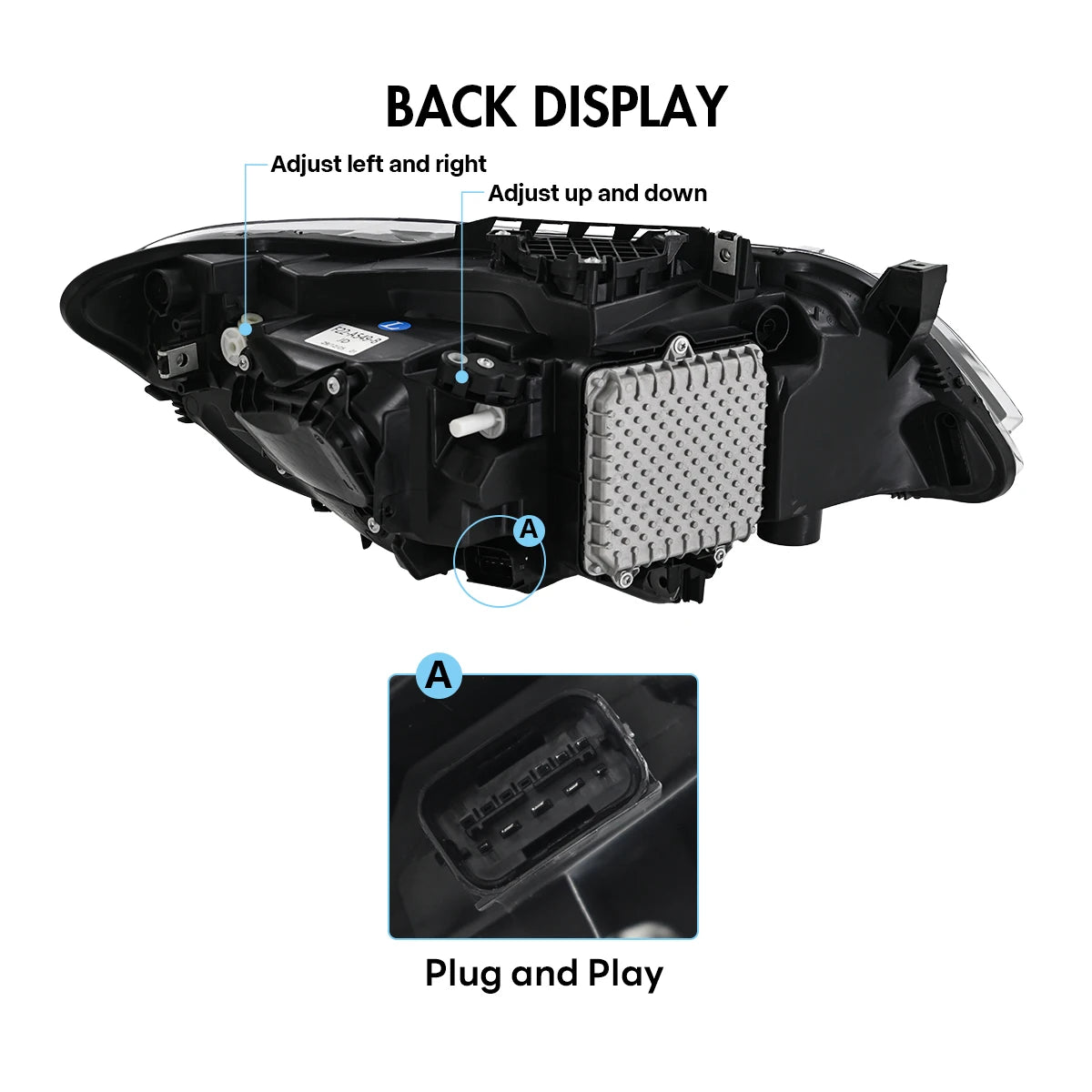 Projector Lens LED Headlight Assembly For BMW F22 F23 228i xDrive 230i M235i M240i 2014-2018 Turbo Xenon Headlamp