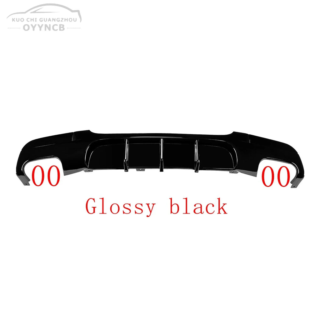 MP Style Rear Bumper Diffuser For BMW 3 Series E90 E91 320i 320d 325d 330d 335i 2005-2012 4-Door M-Sport Bodykits Tuning Black