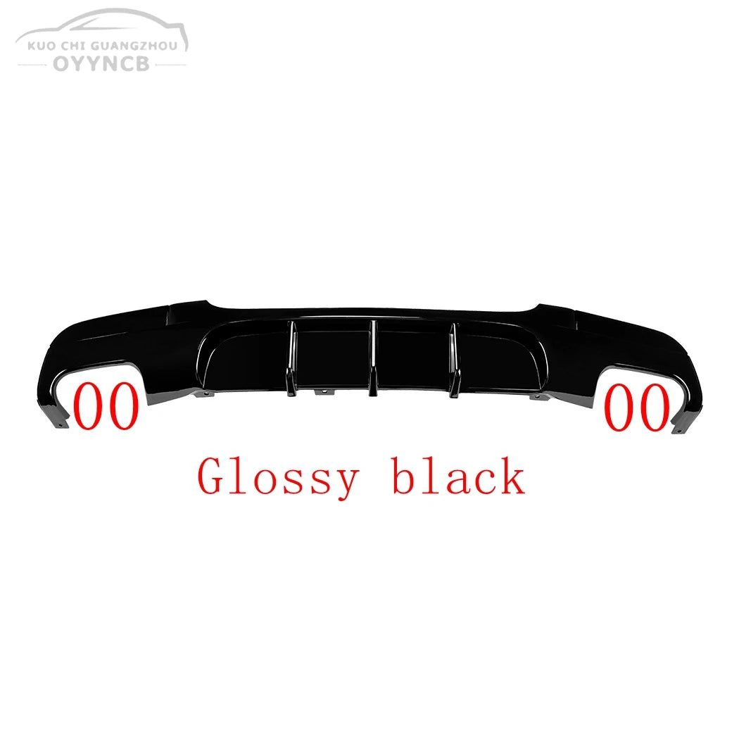 MP Style Rear Bumper Diffuser For BMW 3 Series E90 E91 320i 320d 325d 330d 335i 2005-2012 4-Door M-Sport Bodykits Tuning Black