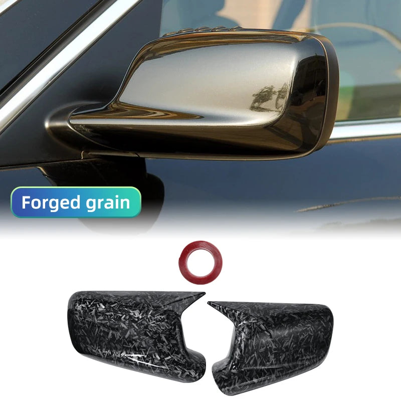 Pair Side Rearview Mirror Cap Wing Mirror Cover For BMW 7 Series E65 E66 2001-2008 E67 2002-2008 For E46 Coupe Mirror Cover