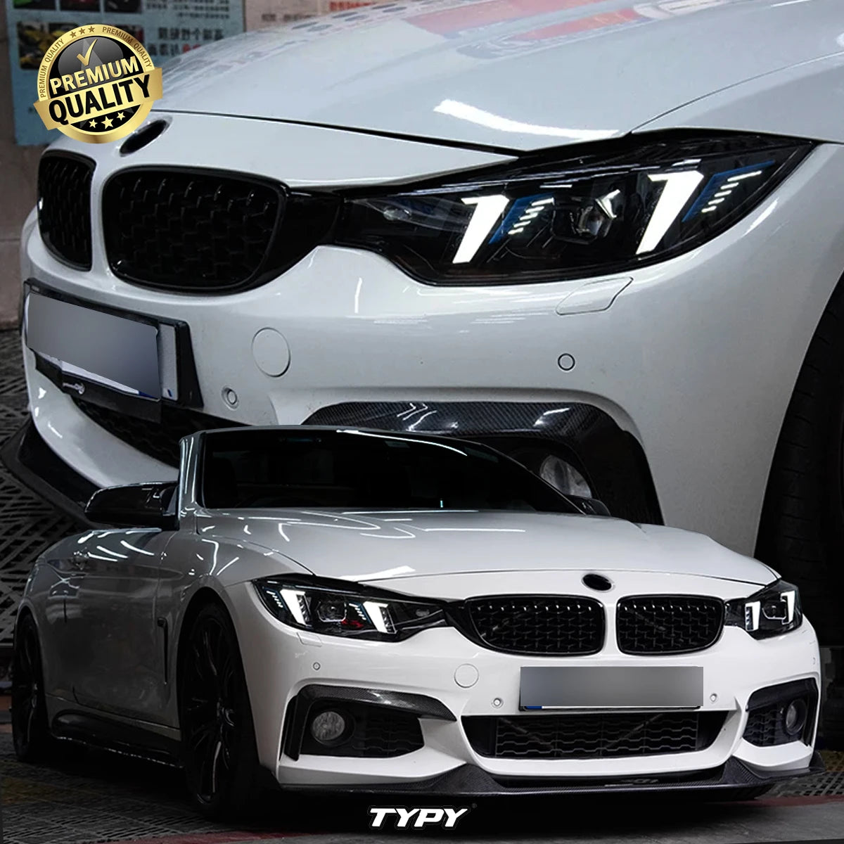 TYPY Car Lights For BMW 4 Series F32 F36 Headlight 2013-2020 LED Projetor head Lamp Daytime Running Light Automotive Accessories